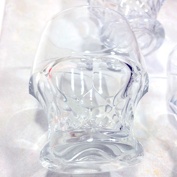 Georgian Tumblers Set of 5 Cambridge Glass Co Vintage 4 Sided Diamond Design EUC - Picture 7 of 10